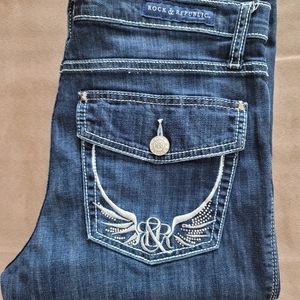 Rock Republic Size 12 x 30 Length Boot Cut Jeans